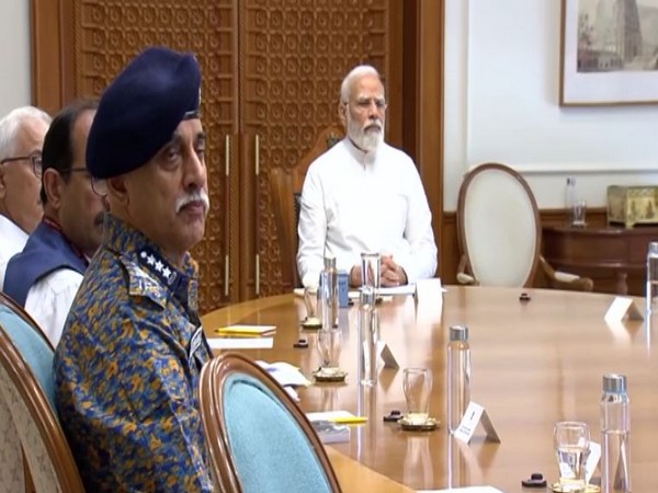 Prime Minister Narendra Modi during meeting to take stock of the situation in the wake rail accident in Odisha (Photo/ANI)
