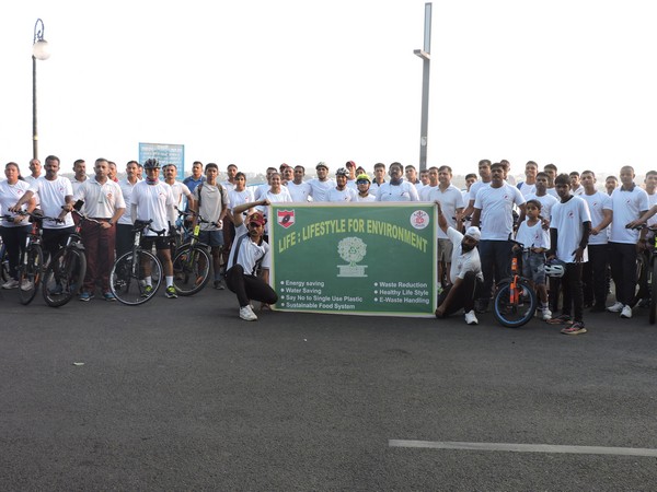 Participants of the cycle rally (Photo/Sudarshan Chakra Corps)