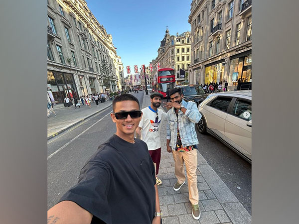 Yashasvi Jaiswal with Ravindra Jadeja, KS Bharat. (Photo- Yashasvi Jaiswal Instagram)