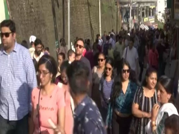 Tourists thronging hill stations in Shimla . (Photo/ANI)