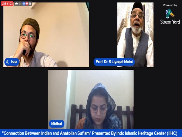 Indo Islamic Heritage Center organised a Webinar on 'Connection Between Indian and Anatolian Sufism' (Photo/ANI)
