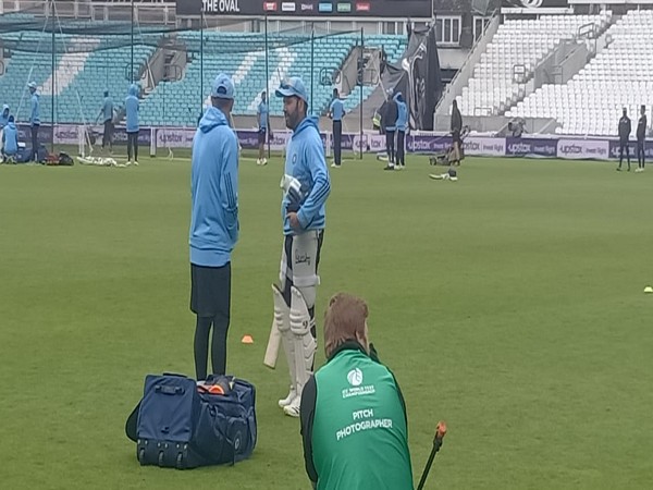 Indian skipper Rohit Sharma in practice session (Photo/ANI)