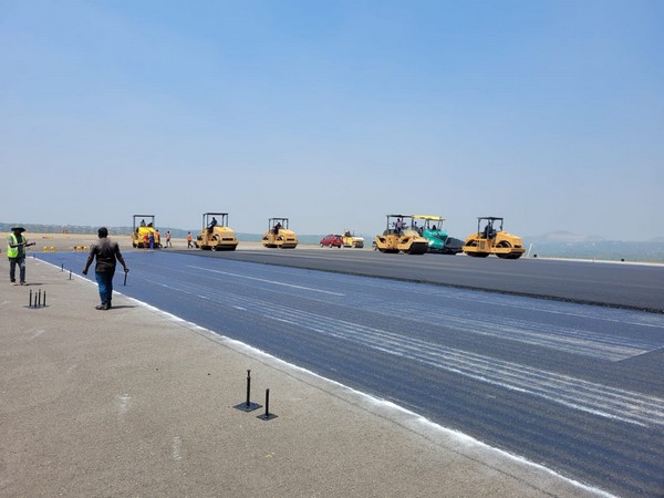 AAI's Calicut International Airport completes runway re-carpeting work in record time. (Photo/ANI)
