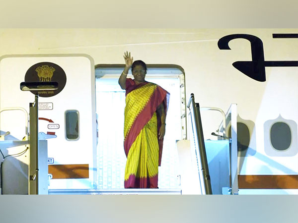 President Droupadi Murmu departs from Suriname (Photo/ANI)