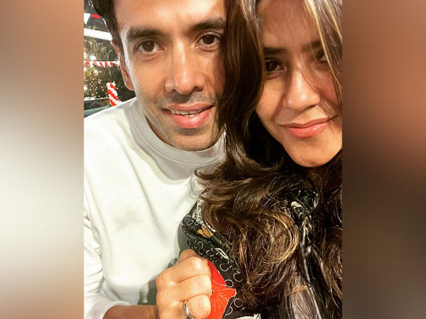 Tusshar Kapoor with Ektaa R Kapoor (Image source: Instagram) 