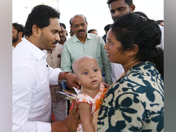CM Jagan Mohan Reddy directed officials to arrange medical treatment for the baby (Photo/ANI)