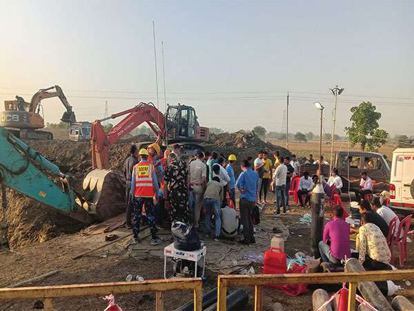 Rescue operation on, visual from the spot (Photo/ANI)