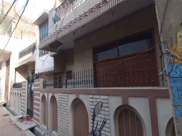 The house in Meerut where a woman was shot dead (Photo/ANI)