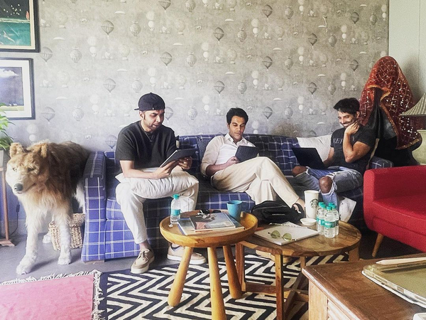 Rajkummar Rao, Abhishek Banerjee, Aparshakti Khurana (Image source: Instagram)