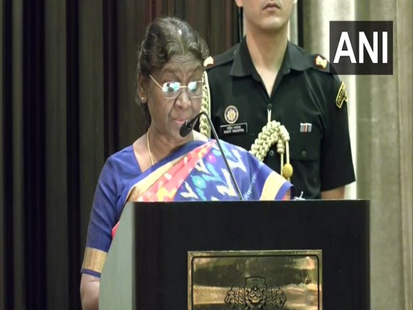 President Droupadi Murmu  in Serbia. (ANI)