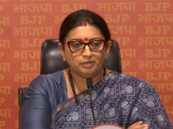 Union Minister Smriti Irani (Photo/ANI)