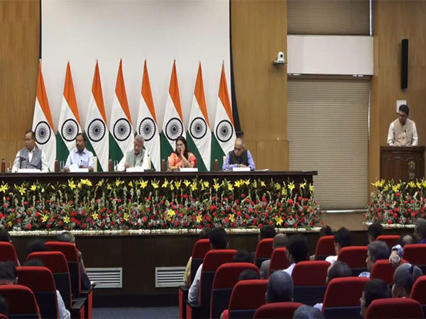 Ministry of External Affairs special briefing on nine years of PM Modi's government. (Photo/ANI)  