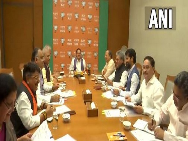 BJP National President JP Nadda chairs national general secretary meeting in Delhi. (Photo/ANI)