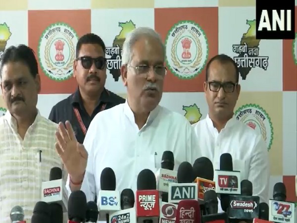 Chhattisgarh Chief Minister Bhupesh Baghel (Photo/ANI)