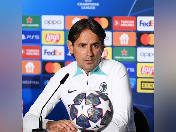 Inter Milan's manaSimone Inzaghi during the pre-match press conference (Twitter: Photo/Inter)