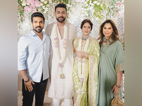 Ram Charan, Varun Tej, Lavanya Tripathi, Upasana (Image source: Instagram)