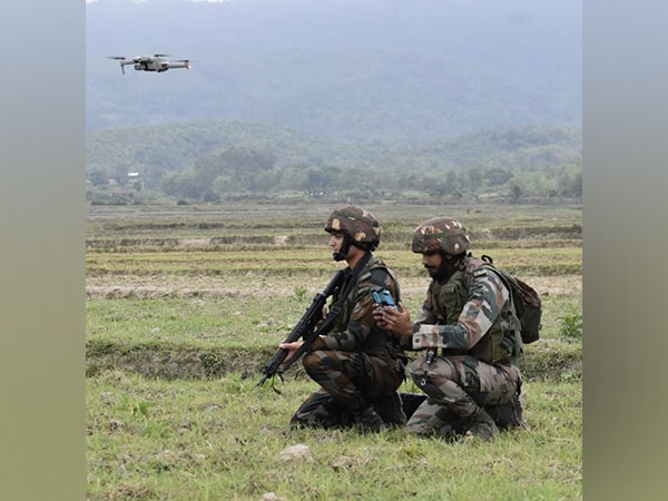 Security forces conducting Joint Combing Operations in Manipur (Photo/ANI)