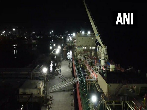 Visual of Deendayal Port in Gujarat (Photo/ANI)