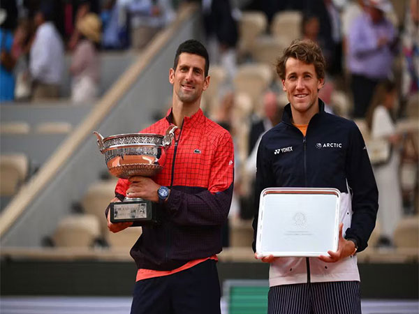 Novak Djokovic and Casper Ruud (Photo: Roland-Garros)