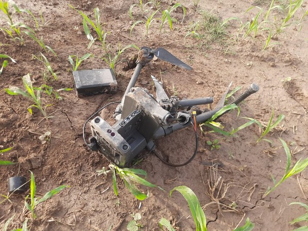 Pakistani drone recovered from Amristar district (Photo/ANI)