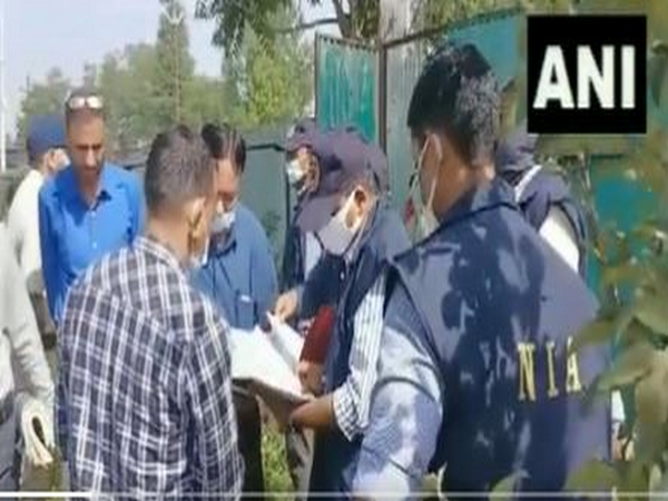 NIA raids underway in Kupwara, Jammu and Kashmir (Photo/ANI)