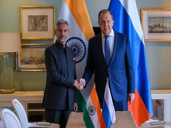 EAM Jaishankar and Russian Foreign Minister Sergei Lavrov. (File Photo/ANI)