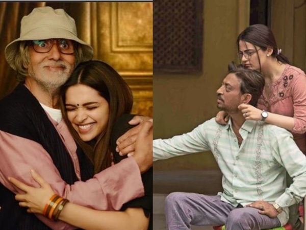 'Piku' and 'Angrezi Medium' posters (Image Source: Twitter)