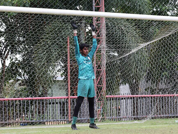 Pranav in action. (Photo- AIFF Media)