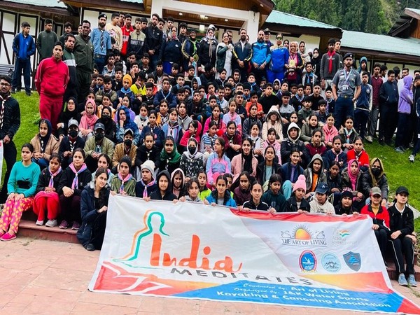 Scenic Sonamarg in Kashmir hosts 'India Meditates' program (Photo/ANI)