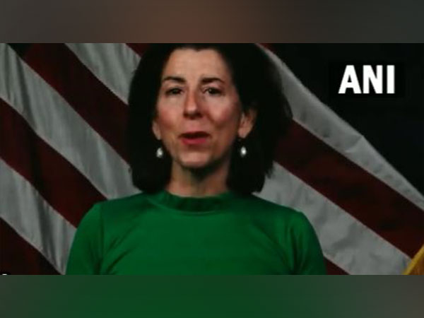 US Secretary of Commerce, Gina Raimondo. (Photo: ANI)