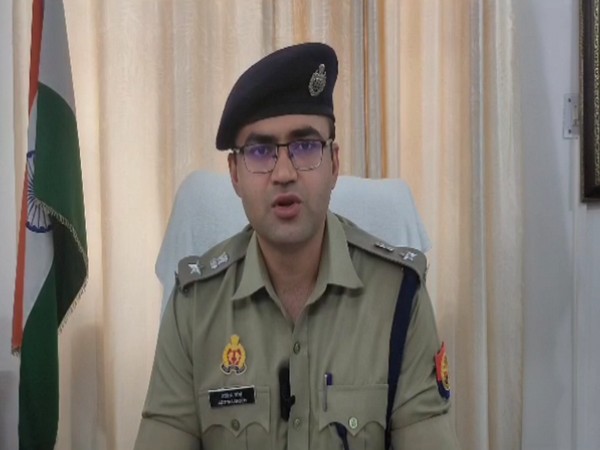 Amroha SP Aditya Langeh (Photo/ANI)