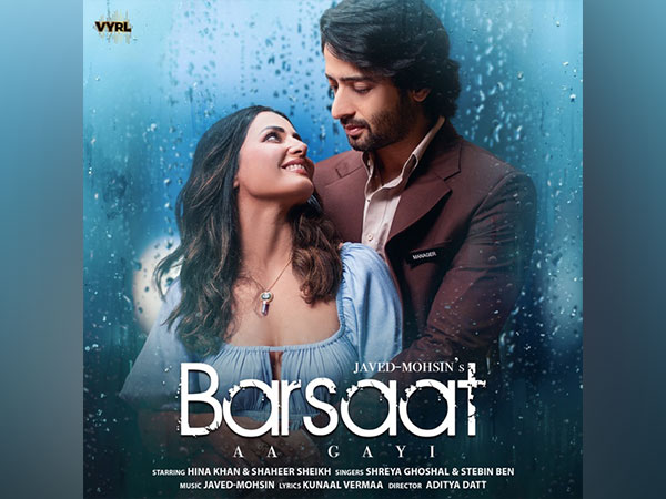 'Barsaat Aa Gayi' starring Shaheer Sheikh, Hina Khan (Image source: Instagram) 