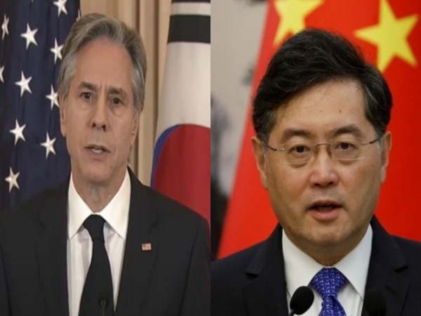 US Secretary of State Antony Blinken (left) and Chinese Foreign Minister Qin Gang