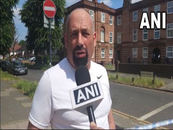 Neighbours of an Indian student from Hyderabad, who was stabbed in London's Wembley (Photo/ANI)
