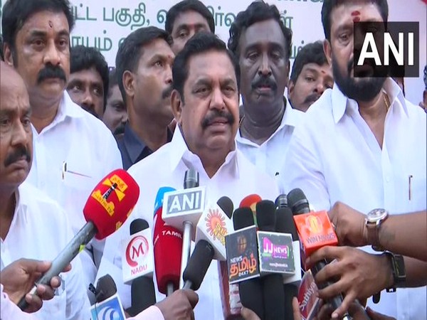 Tamil Nadu leader of Opposition Edappadi K Palaniswami (File photo/ANI)
