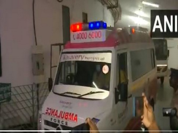 Arrested DMK leader V Senthil Balaji being shifted to Kauvery Hospital (Photo/ANI)