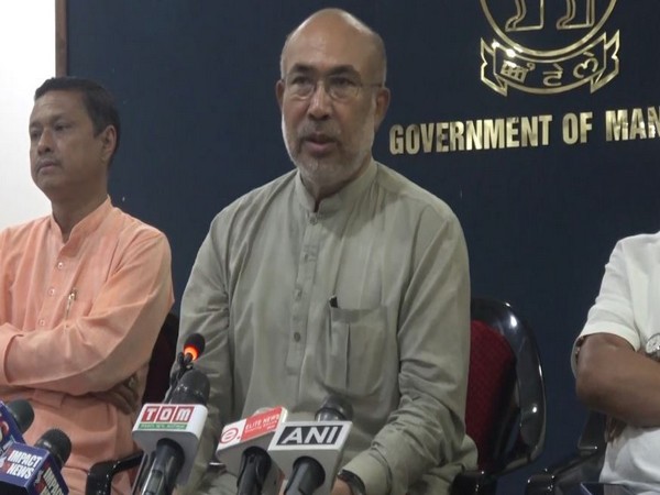 Manipur Chief Minister N Biren Singh. (Photo/ANI)