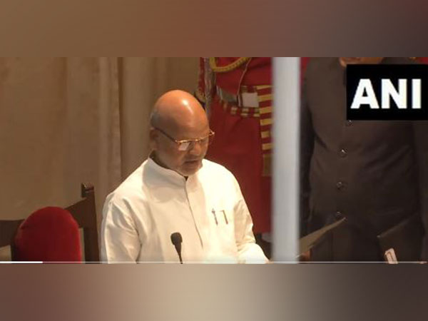 Janata Dal (United) MLA Ratnesh Sada sworn in as minister (Photo/ANI)