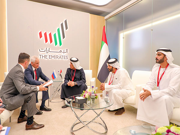 UAE: Saud bin Saqr meets Russian Deputy Prime Ministers at St Petersburg International Economic Forum (Image Credit: WAM)