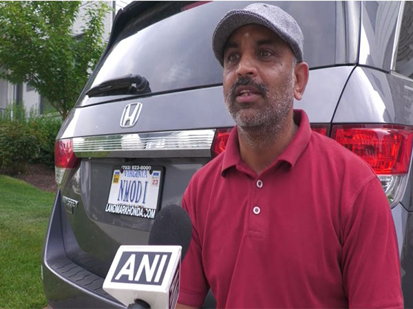 PM Modi fan in the US (Photo/ANI)