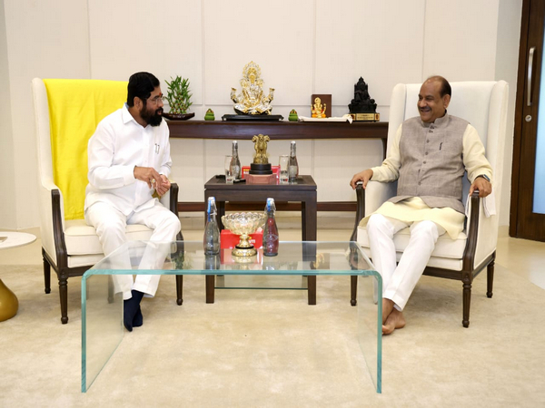 Lok Sabha Speaker Om Birla pays a courtsey visit to CM Eknath Shinde