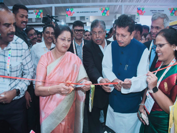 Union MoS Annapurna Devi inaugurating exhibition in Pune (Photo/ANI)