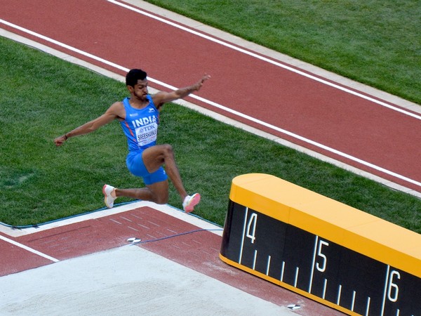 India's long jumper Murali Sreeshankar (Image: SAI/ Twitter)