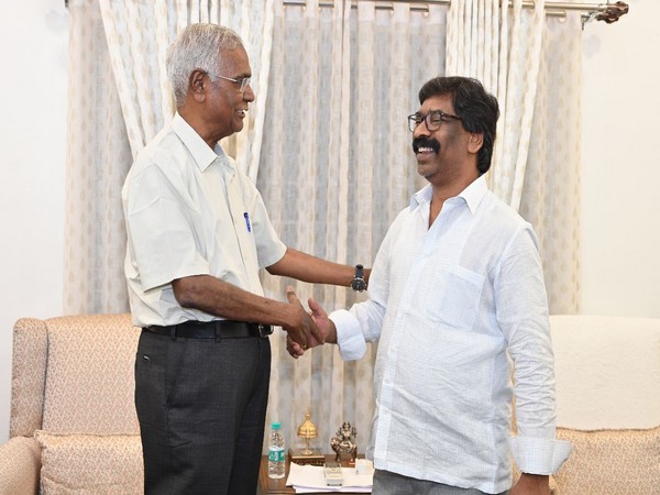 Jharkhand CM Hemant Soren meets CPI national General secretary D Raja