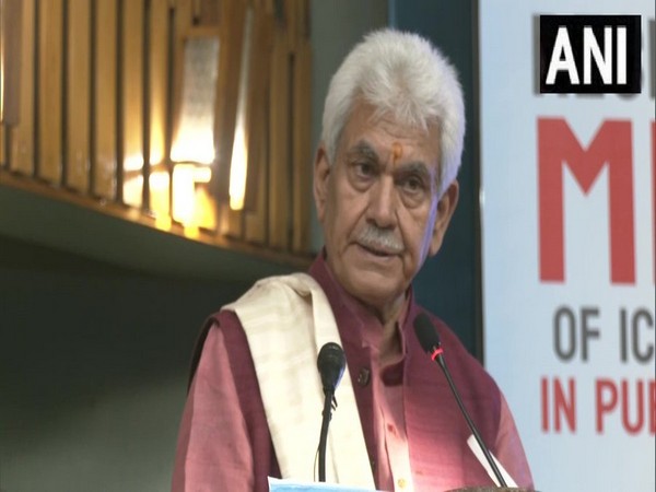 Jammu and Kashmir Lieutenant Governor Manoj Sinha (Photo/ANI)