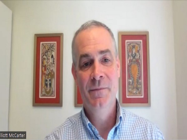 Hindi and Sanskrit Scholar Elliott McCarter (Image Credit: Indian Embassy in US' tweet)