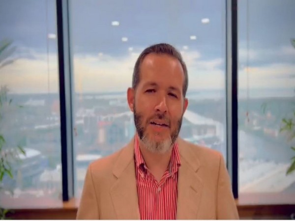 Guido Maniscalco, a Tampa City Council member (Screengrab from Indian Embassy US Twitter Handle)