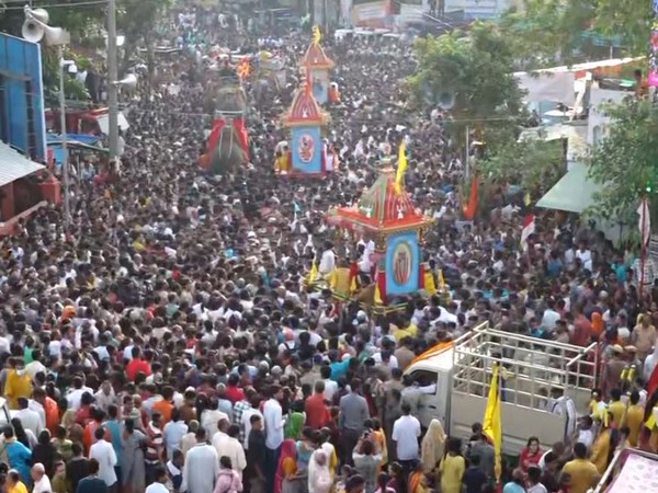 146th Rath Yatra of Lord Jagannath commenced in Ahmedabad (Photo/ANI)