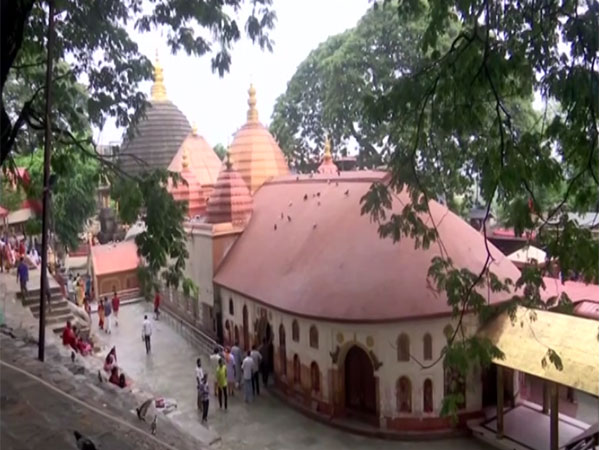 Visuals of Kamakhya Temple in Guwahati, Assam (Photo/ANI)