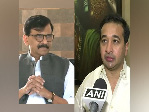 Sanjay Raut and Nitish Rane (right)